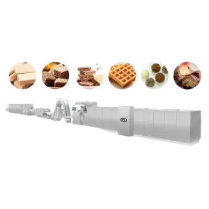 Large Automatic Wafer Biscuit Production Line High Efficiency Machine for Confectionery Industry