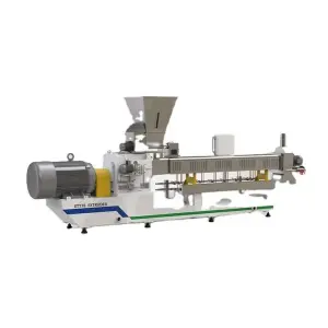 Puffed Rice Making Machine Automatic Puffng Snacks Production Line Twin Screw Fortified Rice Extruder