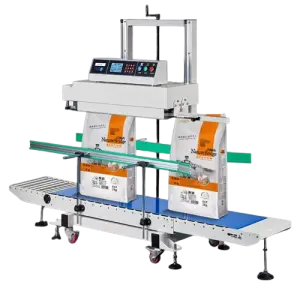 Smart Vertical Automatic Large Bag Band Sealer Electric Heat Coding Printing Sealing Machines METRONIC Sealer