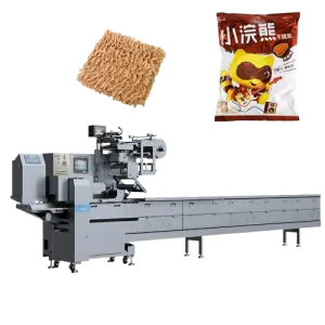 Semi-Automatic Instant Noodle Packaging Machine for Bagged Food Wood Case Packaging PLC Core Components