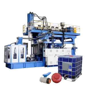 HDPE 1000L Water Storage Container Plastic Ibc Tote tank 1000 Liters Extrusion Blow Molding Machine