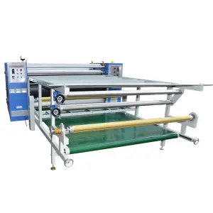 Fabric Textile Sublimation Digital Printer 170cm Width Rotary Printing Drum Manual Heat Press Machine for Heat Transfers