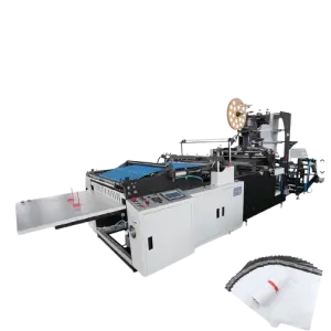 Line Heat Sealing Self Adhesive Courier Bag Machine Cutting Plastic Express Mail Bag Making Machine with Glue
