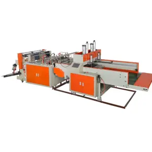 Fully Automatic Double Line Biodegradable DHL Tnt Ups Sf Mailer Plastic Packaging Bag Making Machine