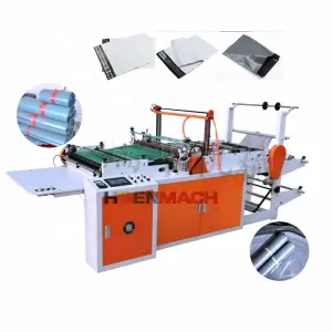Fully Automatic Plastic DHL UPS Express Mailing PE Poly Courier Mailer Envelope Bag Making Machine