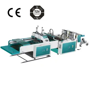 Bag-making-machine Semiautomatic Plastic Bag Making Machine Double Line Courier Bag Making Machine