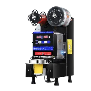 Automatic 90/95mm Plastic Paper Cup Sealer for Tea Coffee Boba for Tea Shops and Restaurants Hotel