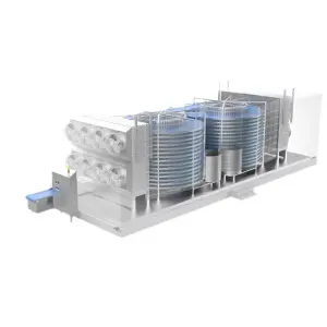 Stainless Steel IQF Quick Spiral Freezer for Industrial Shock Freezing for Bread