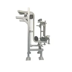 Lifting Conveyor System Vertical Chain Elevator Equipment Continuous Cans Clamping Conveyor