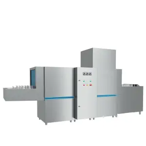 Industrial Dish Washer Commercial Large Flight Type Wash Dishes Machine Automatic Dishwasher