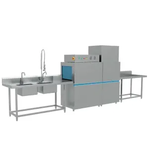 Hotel Dish Washing Machine Automatically Delivers Conveyor Commercial Intelligence Restaurant Dishwasher