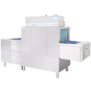 Commercial Restaurant Freestanding Dishwasher Machine Stainless Steel Electric Conveyor for Hotels