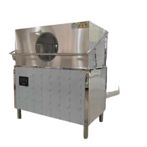 Commercial Dishwasher with Double Tray Pass Through Feature for Kitchen Dishwashing & Sterilization