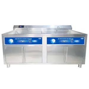 RB-1500S Pro Smart Dual-Tank Ultrasonic Dishwasher Touch Screen with IP65-rated Water Resistance