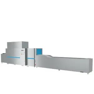 Commercial Kitchen Dishwasher with Bubbling Tank for Effective Dishwashing & Sterilization