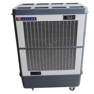 Industrial Heavy Duty Floor Standing Water Evaporative air Conditioner Evaporated Cooler Controller