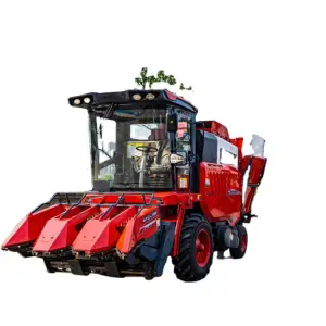 Self-propelled Corn Harvester Rubber Roller Mini Corn Silage Harvest Machine