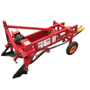 High Working Efficiency 2 Rows Peanut Groundnut Harvester Harvesting With Rubber Track