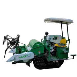 Rice and Soybean Mini Combined Harvester with Rubber Track