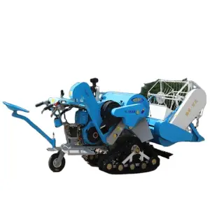 Rubber Crawler Combined Harvester Machines for Rice Small