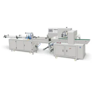One-Row Pillow Type Plastic Paper Cup Making Machine Food Packaging Bags Film Cases Labeling Motor Core