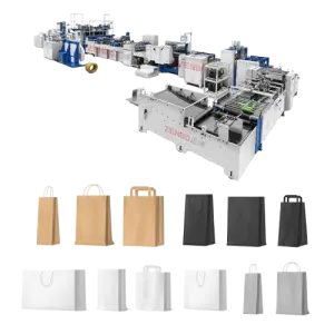 Paper Shopping Bag Machine Making;paper Bags Manufacturing Machine