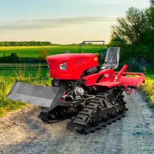 Riding Type Agricultural Four-wheel Drive Rotary Tiller Tractor Multi-functional Four-wheel diesel Micro-cultivator