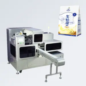 Fully Automatic Bread Bagging Machine, High-speed, Crush-proof, Toast Bread Slice Bagging Machine
