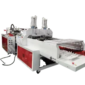 Super High Speed Shopping Bag Making Machine , Super High Speed T-shirt Bag Making Machine