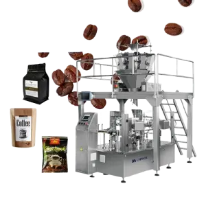 LINPACK Multi-function Rotary Bag Given Packaging Machines Coffee Bean and Ground Pouch Filling Machine Packing Machine