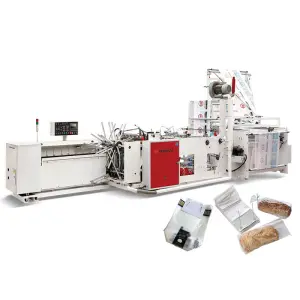 HDPE LDPE CPP Side Sealing and Cutting Bag Making Machine High Speed Bread Bag Making Machine
