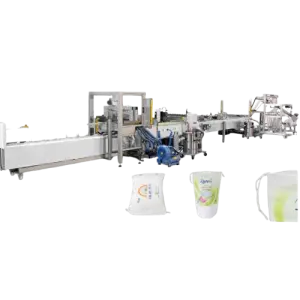 Fully Automatic PE Knotted Cotton Drawstring Plastic Bag Making Machine