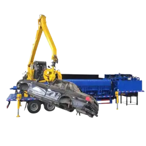 Mobile Hydraulic Car Scrap Metal Press, Car Bundling Machine, Car Bundling Equipment