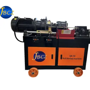 High Speed Automatic Metal Metallurgy Machinery Steel Rebar Parallel Thread Rolling Machine