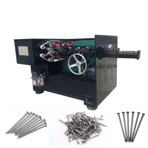 High Speed Wire Iron Steel Coil Nail Screw Nail Making Machine Automatic High Iron Wire Nail Waking Machine