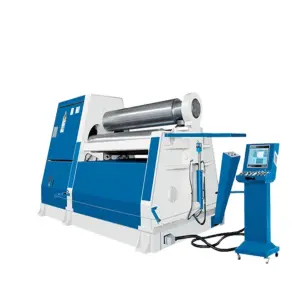 Hydraulic Four Roller Metal Sheet Rolling Machine 6000Mm Steel Plate 4 Roller 3 Roller Sheet Metal Rolling Machine with Cone