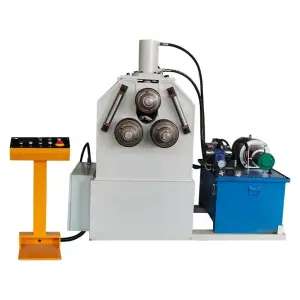 CNC Square Metal Profile Bending Machine Large Radius Tube Roller Profile Roll Bending Machines