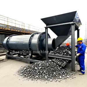 Automatic Drum Dry Grinding Polishing Machine Non-Ferrous Metal Purification Equipment for Metal