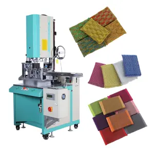 Kitchen Cleaning Scourer Making Machine Scouring Pads Metal Sponge Cutting Machine
