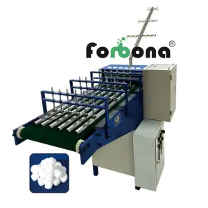 Forbona Manufacture Product 2021 Fully Automatic Tampon Cotton Thread Ball Making Machines