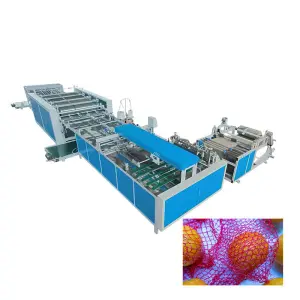 High Speed Sewing Machine Onion Mesh Bag PP Woven Bag Maker Condition Gear Core Leno Fabric Weaving Machine