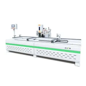 SOSN Wood CNC Door Lock Hole Drilling Machine Wooden Door Lock Hole Mortising Machine White Provided PLC Kenya Products