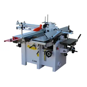 5 in 1 Woodworking Combination Machine Table Saw Miller Thicknesser Planer Mortiser