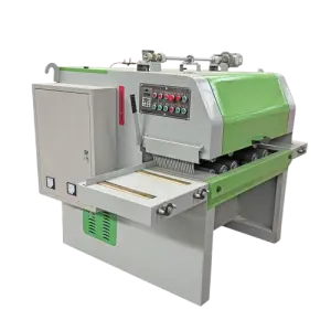 Woodworking Log Cutting Automatic Feeding Square Wood Multi Blade Rip Saw Machine