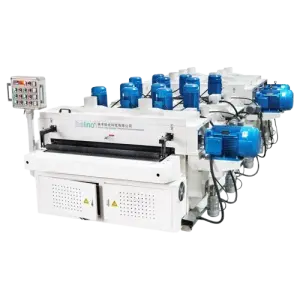 Heavy-Duty PLC Automatic 6 Axis Woodworking Machine Steel Wire Drawing and Wood Aging Machine for Manufacturer Plant