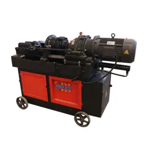 Automatic Rebar Hydraulic Steel Screw Building Thread Rolling Machine