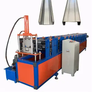 Full Automatic Light Gauge Steel Keel C U Channel Drywall Steel Frame & Purlin Machine Metal Stud and Track Roll Forming Machine