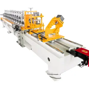 Light Gauge Keel Stud Drywall Metal Stud Making Machine C Channel Steel Roll Forming CD UD UW CW with Drywall Purlin Machine