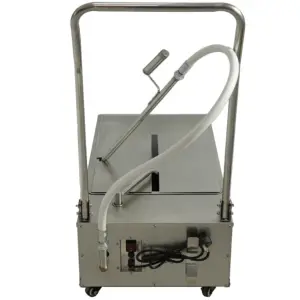 Automatic Deep Fryer Oil Filter Machine and Kitchen Cooking Oil Cleaner Filtration System