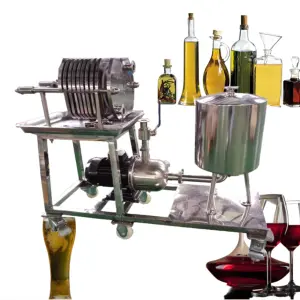 Newly Pressed Edible Oil Filtration Machine Portable Cooking Oil Filter Press